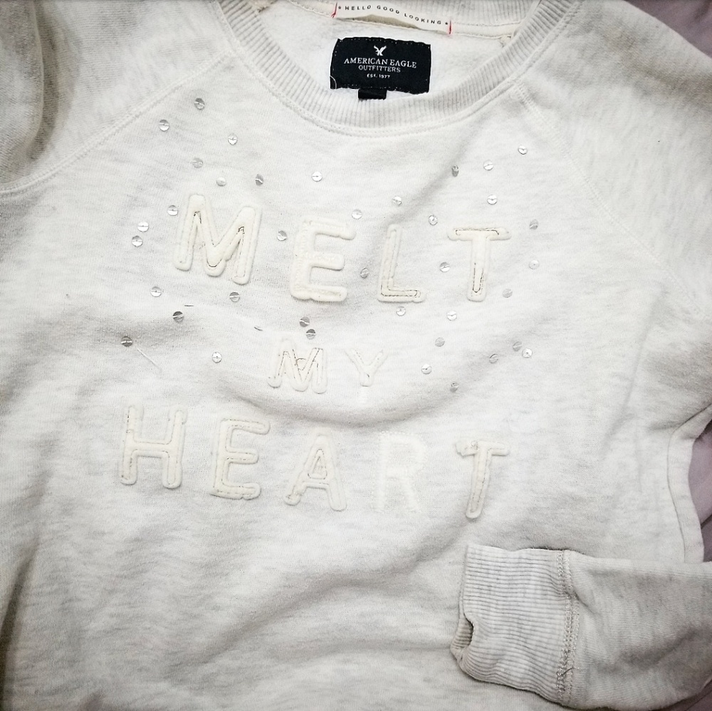 GUD AE MELT MY HEART SWEATSHIRT - Picture 1 of 5